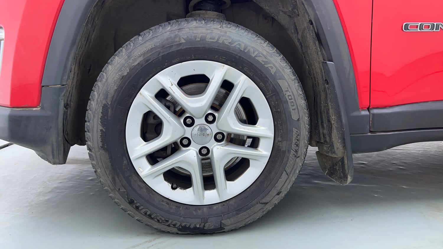 Used 2019 Jeep Compass Sport 1.4 Petrol Petrol Manual tyres LEFT FRONT TYRE RIM VIEW
