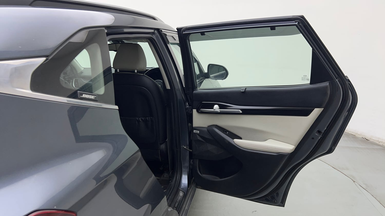 Used 2019 kia Seltos GTX Plus DCT 1.4 Petrol Automatic interior RIGHT REAR DOOR OPEN VIEW