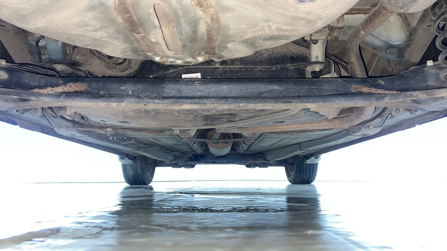 Used 2017 Maruti Suzuki Baleno Zeta 1.2 Petrol Manual extra REAR UNDERBODY VIEW (TAKEN FROM REAR)