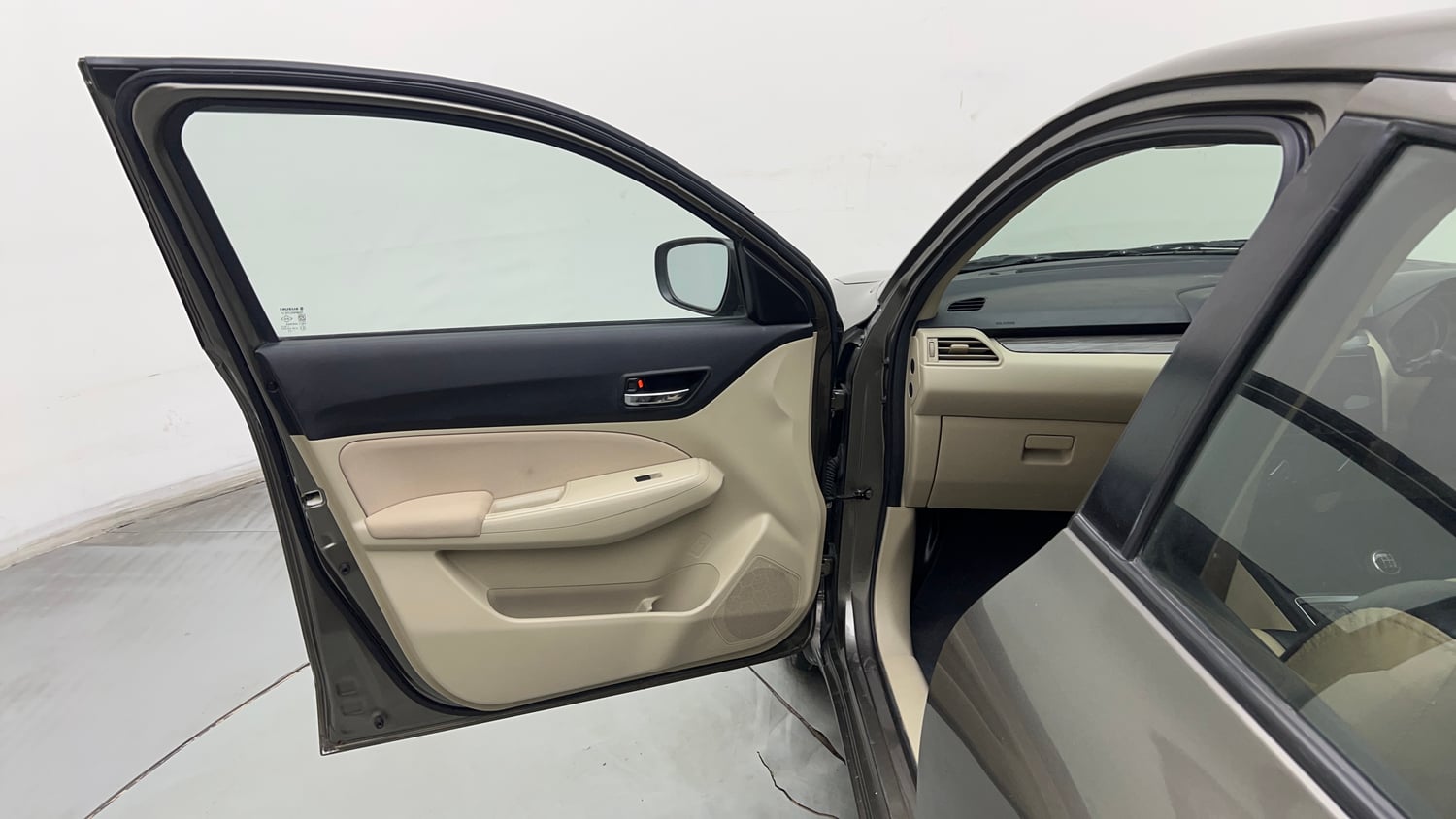Used 2022 Maruti Suzuki Dzire VXi Petrol Manual interior LEFT FRONT DOOR OPEN VIEW