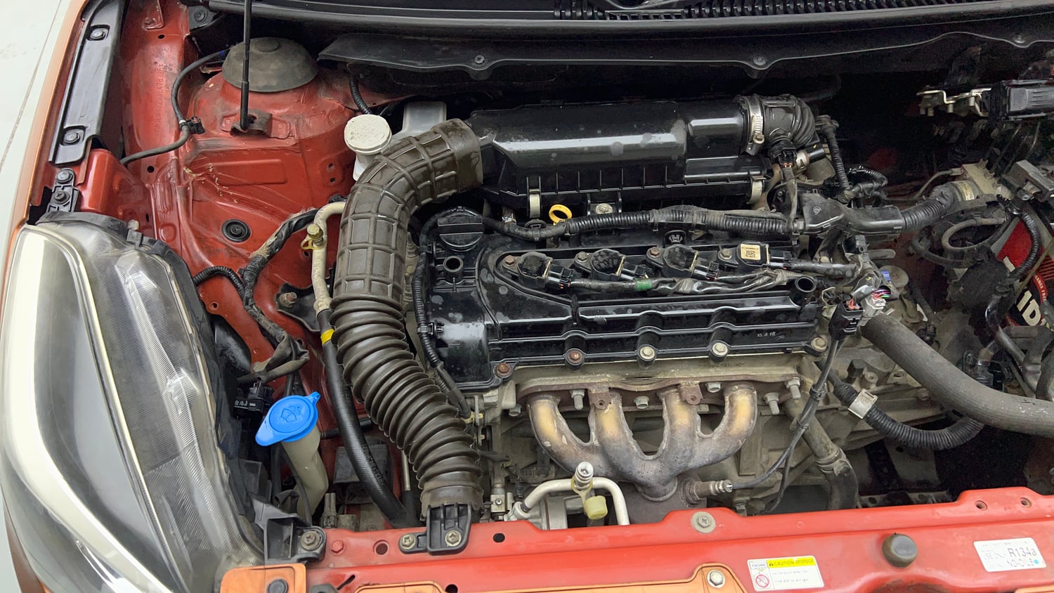 Used 2018 Maruti Suzuki Baleno Alpha 1.2 Petrol Manual engine ENGINE RIGHT SIDE VIEW