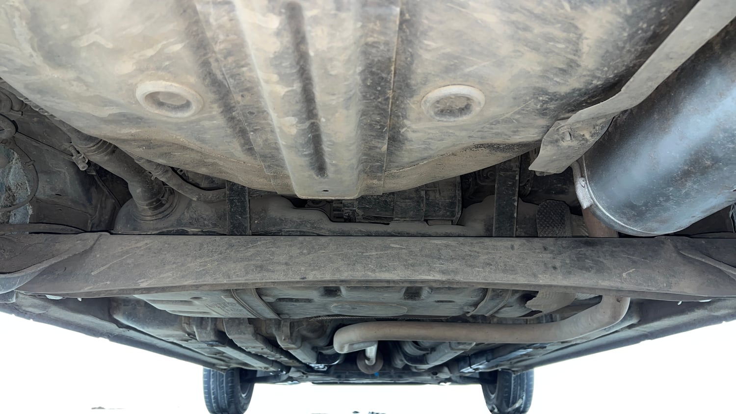 Used 2020 Hyundai Elite i20 Sportz Plus 1.2 Petrol Manual extra REAR UNDERBODY VIEW (TAKEN FROM REAR)
