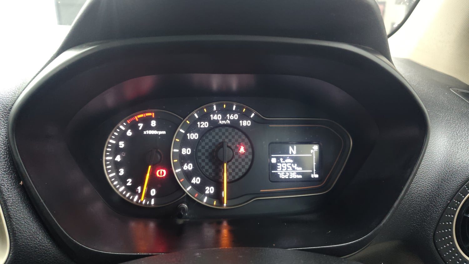 Used 2019 Hyundai Santro Sportz AMT Petrol Automatic interior CLUSTERMETER VIEW