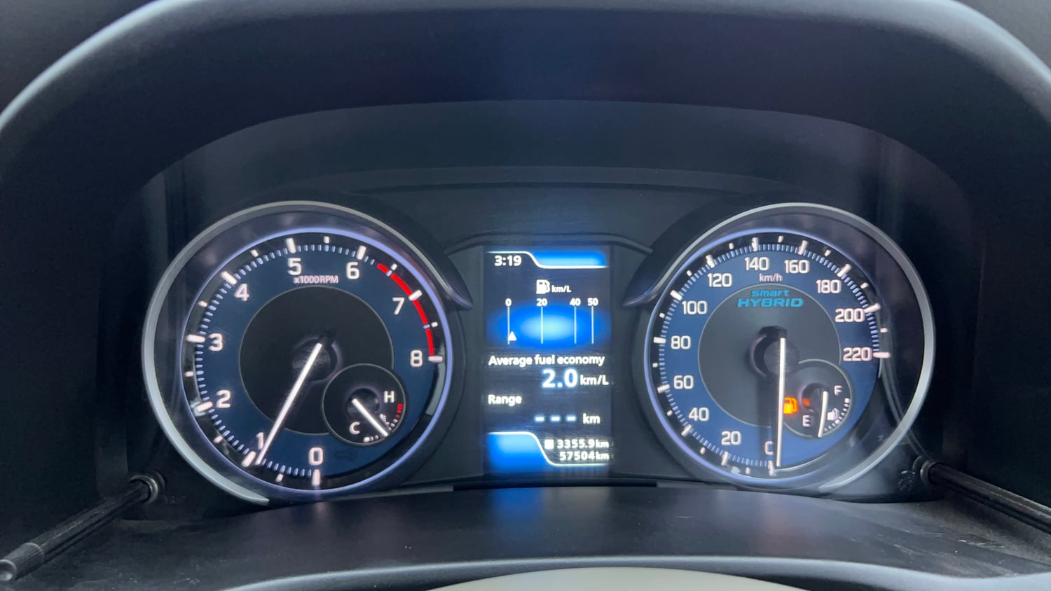 Used 2021 Maruti Suzuki New Ertiga VXi Petrol Manual interior CLUSTERMETER VIEW