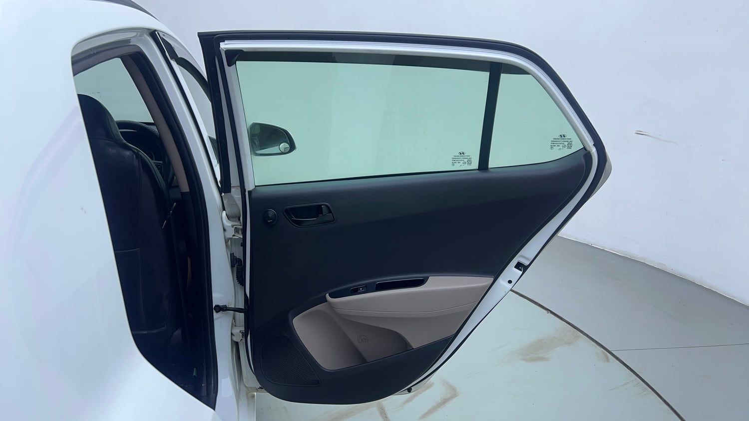 Used 2019 Hyundai Grand i10 Sportz AT 1.2 Kappa VTVT Petrol Automatic interior RIGHT REAR DOOR OPEN VIEW