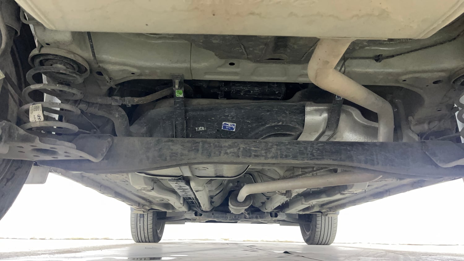 Used 2024 Hyundai Creta 1.5 MPi Petrol MT S(O) Petrol Manual extra REAR UNDERBODY VIEW (TAKEN FROM REAR)