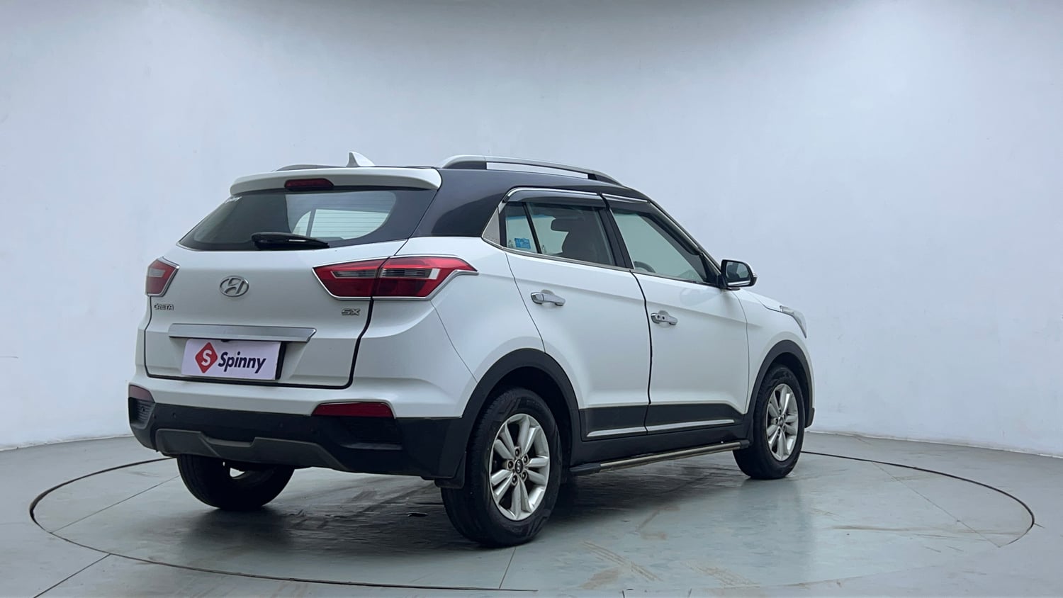 Used 2016 Hyundai Creta 1.6 SX Plus Petrol Petrol Manual exterior RIGHT REAR CORNER VIEW