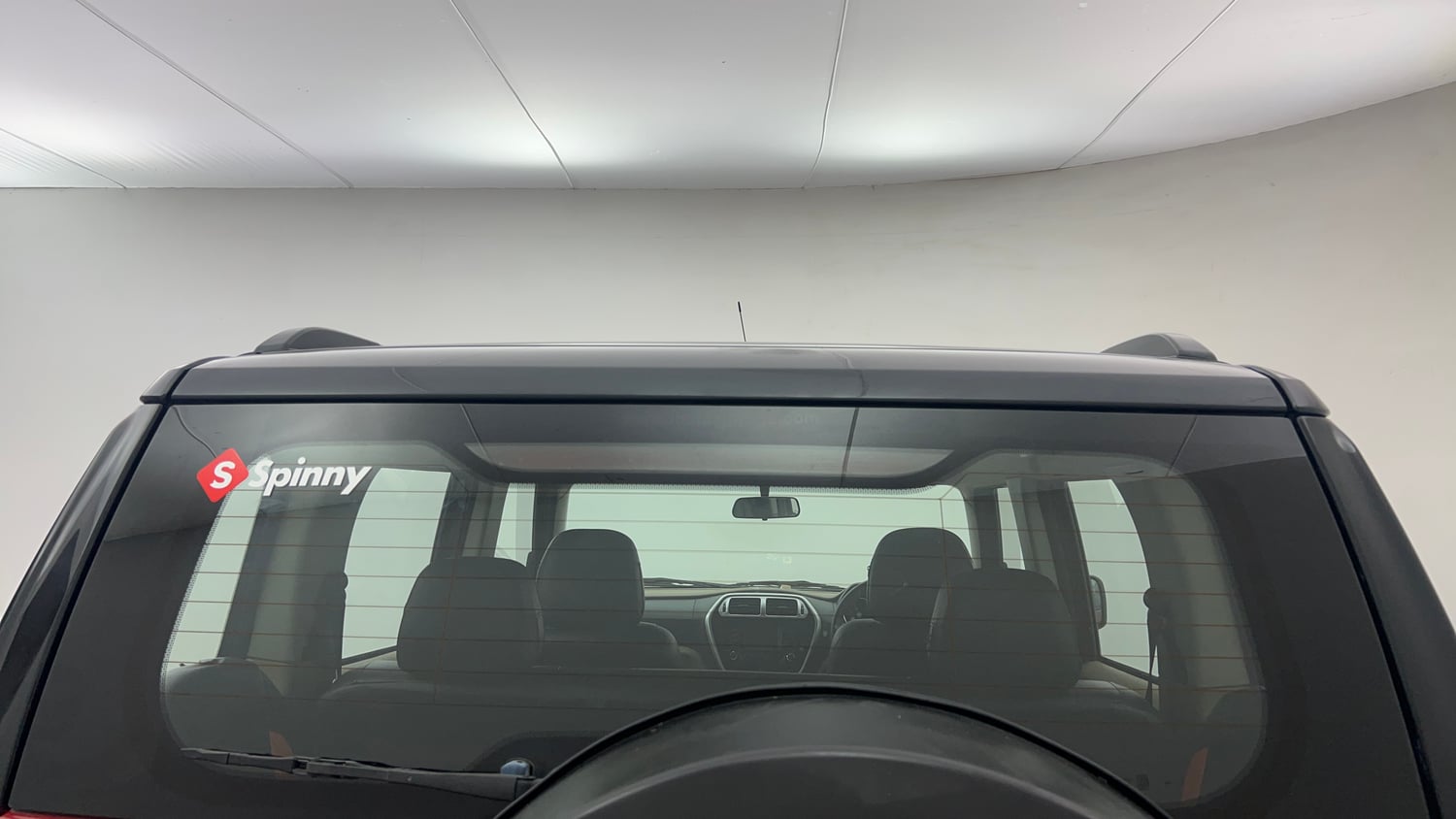 Used 2017 Mahindra TUV300 T8 mHAWK100 Dual Tone Diesel Manual exterior BACK WINDSHIELD VIEW