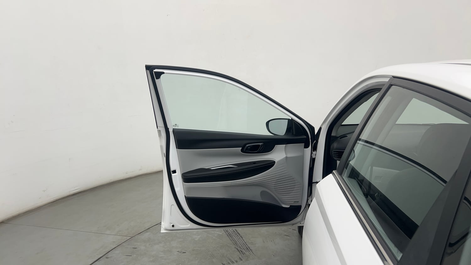 Used 2024 Hyundai New i20 Asta (O) 1.2 IVT Petrol Automatic interior LEFT FRONT DOOR OPEN VIEW