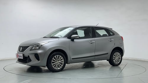 Used 2019 Maruti Suzuki Baleno Delta Petrol Manual exterior LEFT FRONT CORNER VIEW