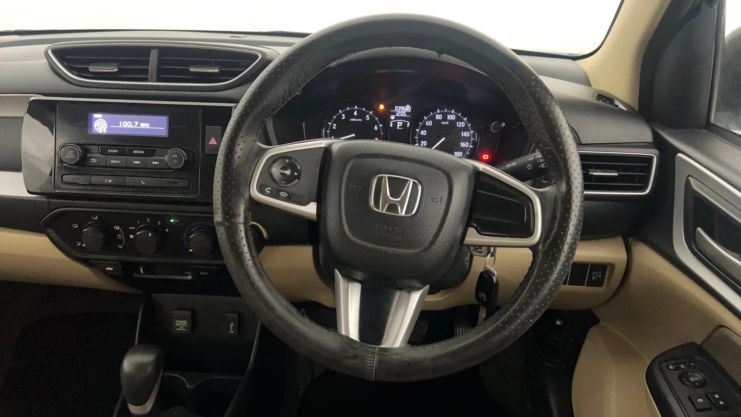 Used 2024 honda Amaze 2nd Generation S 1.2 Petrol CVT Petrol Automatic interior STEERING VIEW