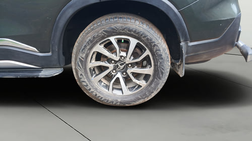 Used 2023 Mahindra Scorpio N Z8 L Diesel AT 4WD 7 STR Diesel Automatic tyres LEFT REAR TYRE RIM VIEW
