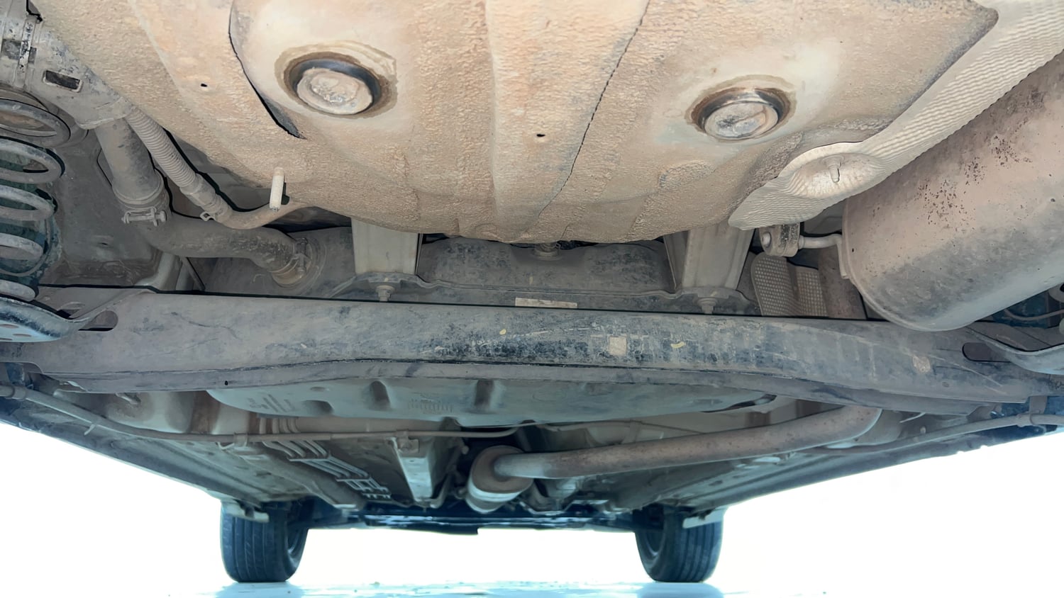 Used 2024 Kia Sonet HTX 1.0 Turbo Petrol DCT Petrol Automatic extra REAR UNDERBODY VIEW (TAKEN FROM REAR)