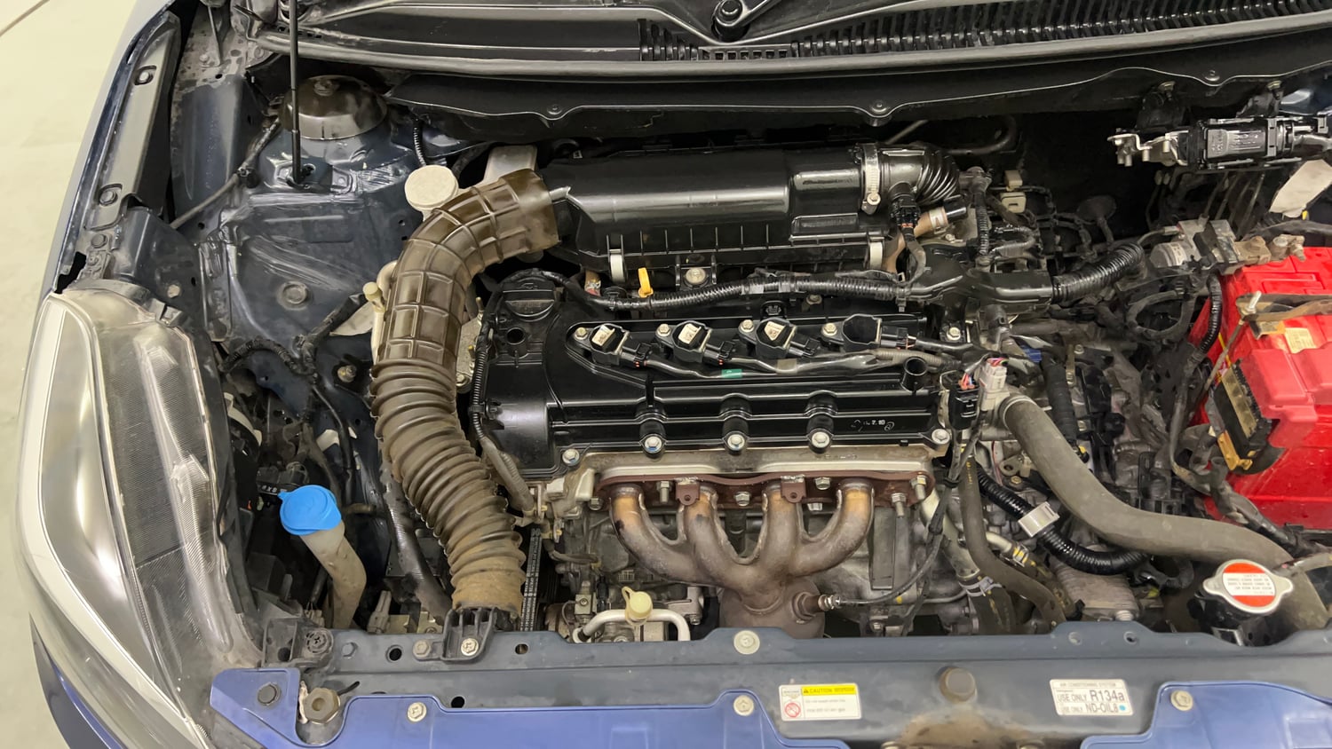 Used 2018 Maruti Suzuki Baleno Alpha 1.2 AT Petrol Automatic engine ENGINE RIGHT SIDE VIEW