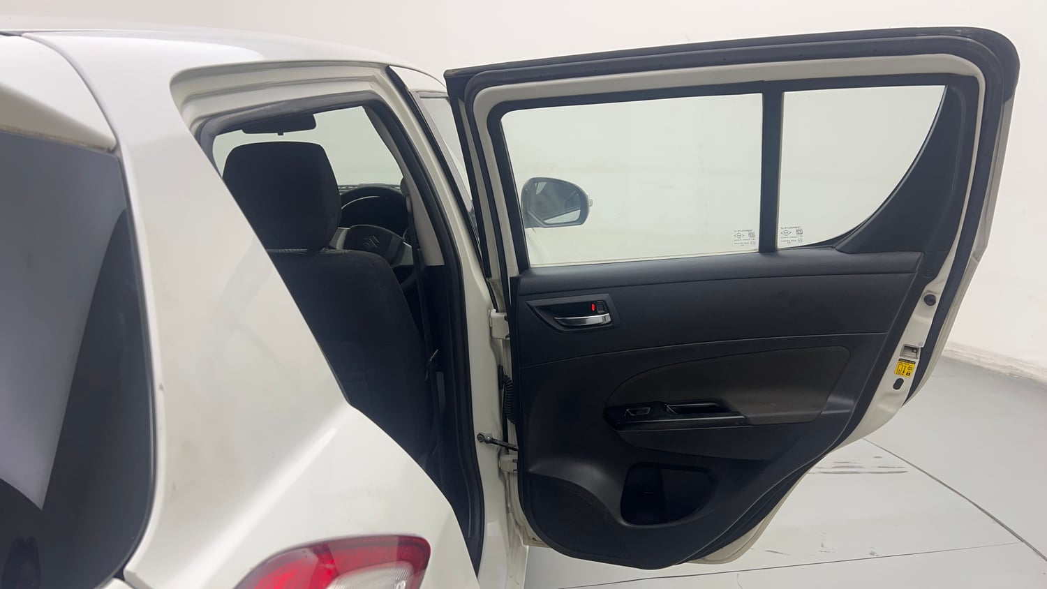 Used 2014 Maruti Suzuki Swift VXi Petrol Manual interior RIGHT REAR DOOR OPEN VIEW