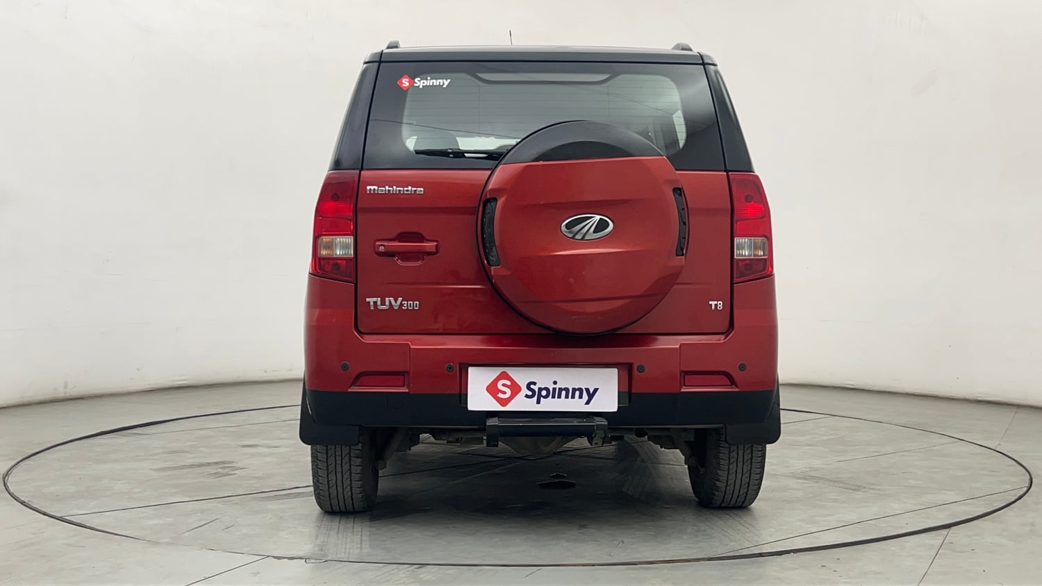 Used 2017 Mahindra TUV300 T8 mHAWK100 Dual Tone Diesel Manual exterior BACK VIEW