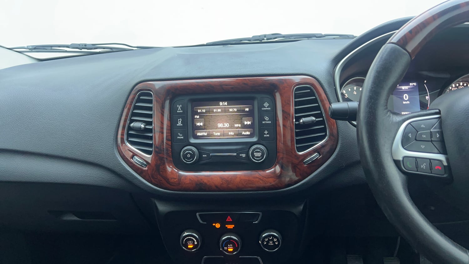 Used 2019 Jeep Compass Sport 1.4 Petrol Petrol Manual top_features Integrated (in-dash) music system