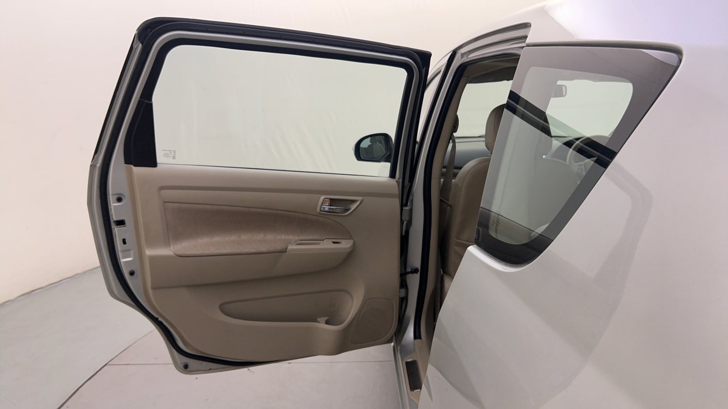 Used 2015 Maruti Suzuki Ertiga ZXi Petrol Manual interior LEFT REAR DOOR OPEN VIEW