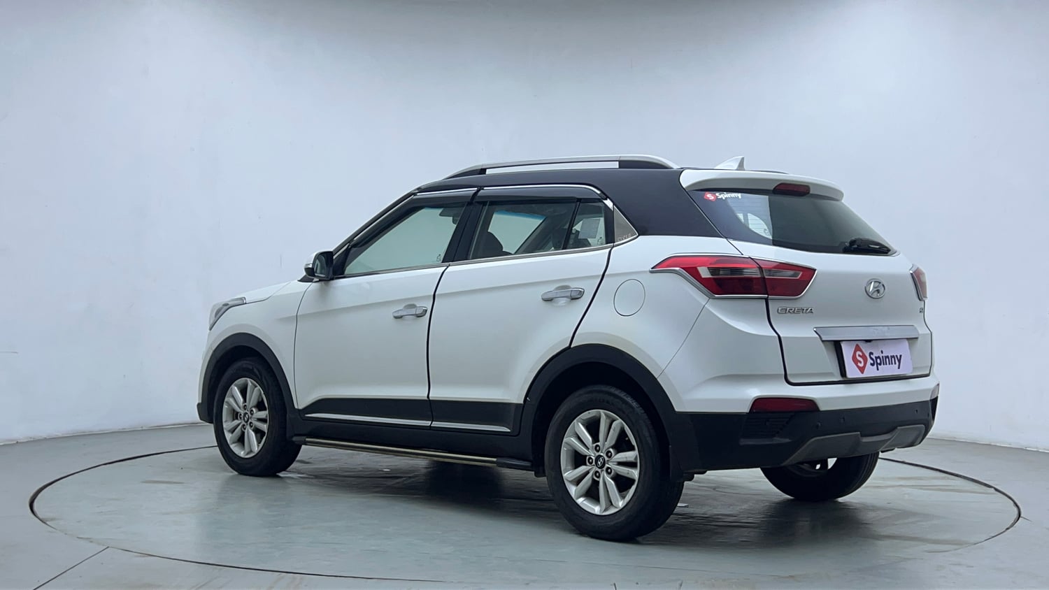 Used 2016 Hyundai Creta 1.6 SX Plus Petrol Petrol Manual exterior LEFT REAR CORNER VIEW