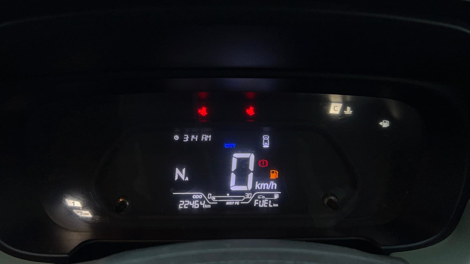Used 2025 Tata Punch Adventure Plus AMT Petrol Automatic interior CLUSTERMETER VIEW