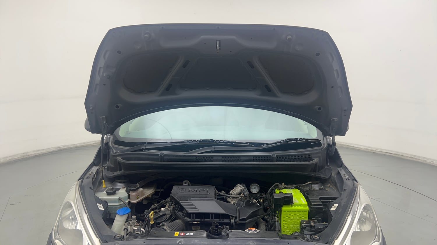 Used 2019 Hyundai Santro Magna CNG Cng Manual engine ENGINE & BONNET OPEN FRONT VIEW