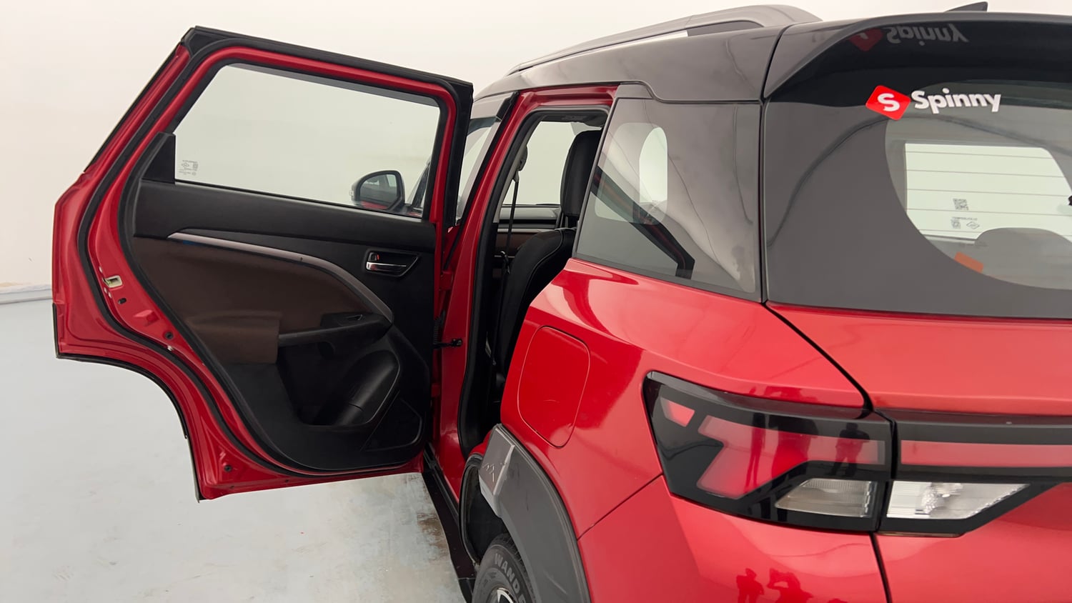Used 2023 Maruti Suzuki Brezza Zxi Plus Dual Tone Petrol Manual interior LEFT REAR DOOR OPEN VIEW