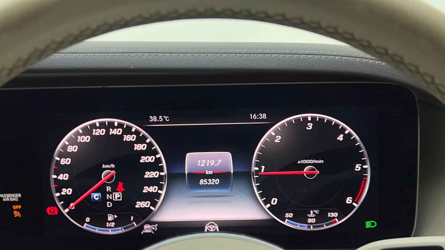 Used 2020 Mercedes-Benz S-Class (W222) S 350D Diesel Automatic interior CLUSTERMETER VIEW