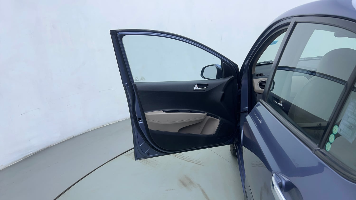 Used 2014 Hyundai Xcent S AT 1.2 (O) Petrol Automatic interior LEFT FRONT DOOR OPEN VIEW