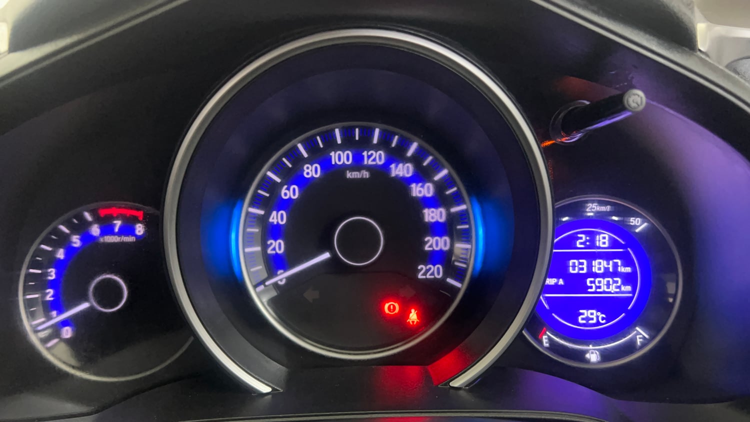 Used 2016 Honda Jazz VX Petrol Petrol Manual interior CLUSTERMETER VIEW