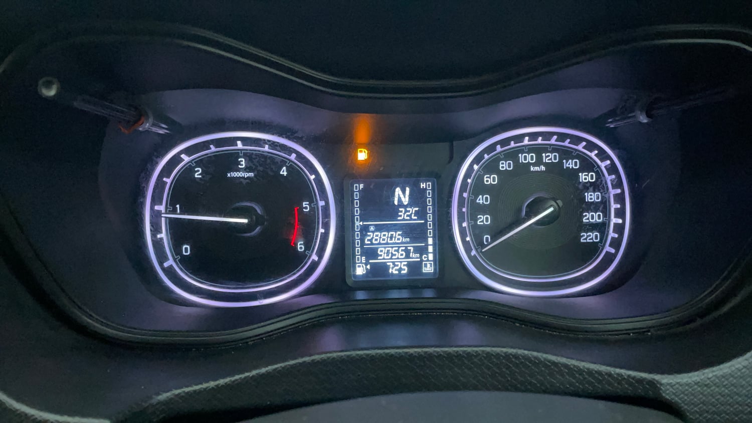 Used 2019 maruti-suzuki Vitara Brezza ZDi Plus AGS Diesel Automatic interior CLUSTERMETER VIEW