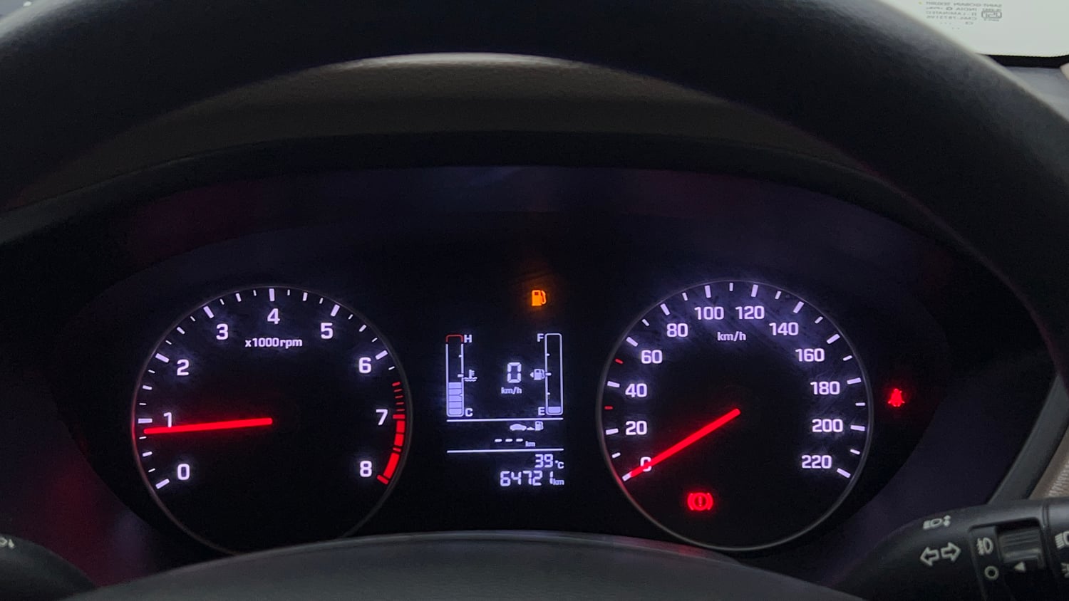Used 2020 Hyundai Elite i20 Sportz Plus 1.2 Petrol Manual interior CLUSTERMETER VIEW