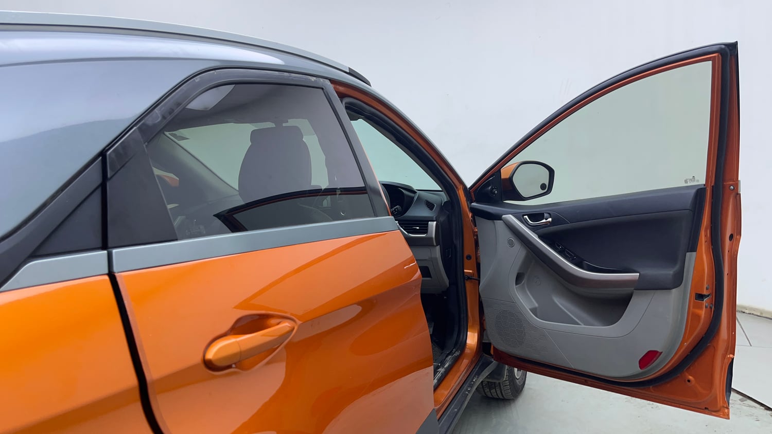 Used 2018 Tata Nexon XZA Plus Diesel Dual Tone Diesel Automatic interior RIGHT FRONT DOOR OPEN VIEW