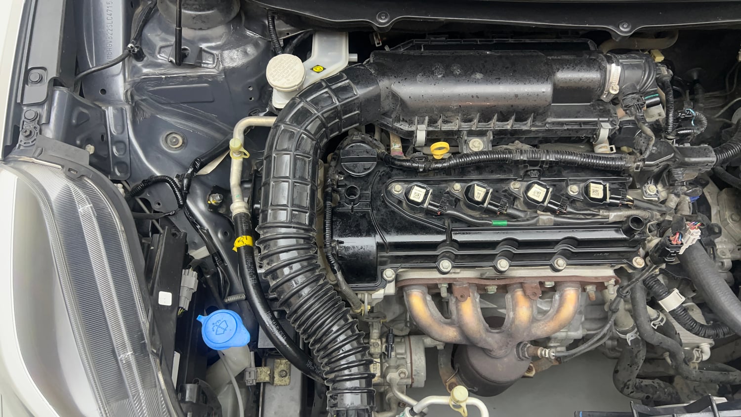 Used 2020 Toyota Glanza V CVT Petrol Automatic engine ENGINE RIGHT SIDE VIEW