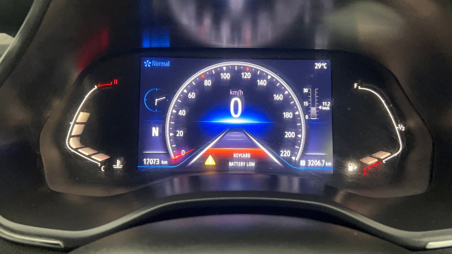 Used 2023 Renault Kiger RXZ AMT Dual Tone Petrol Automatic interior CLUSTERMETER VIEW