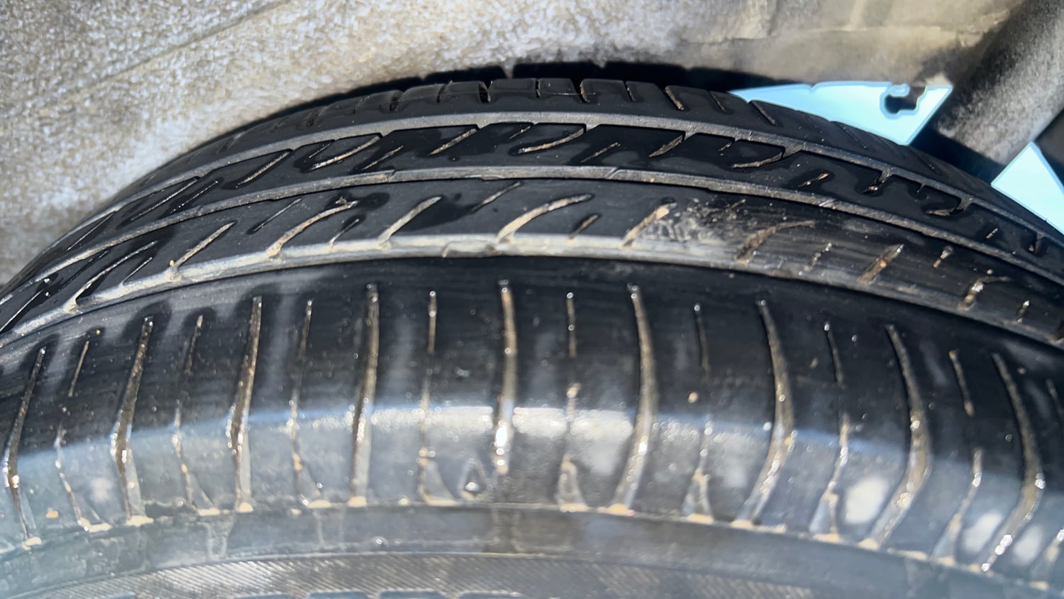 Used 2017 Maruti Suzuki Wagon R VXI+ Petrol Manual tyres LEFT REAR TYRE TREAD VIEW