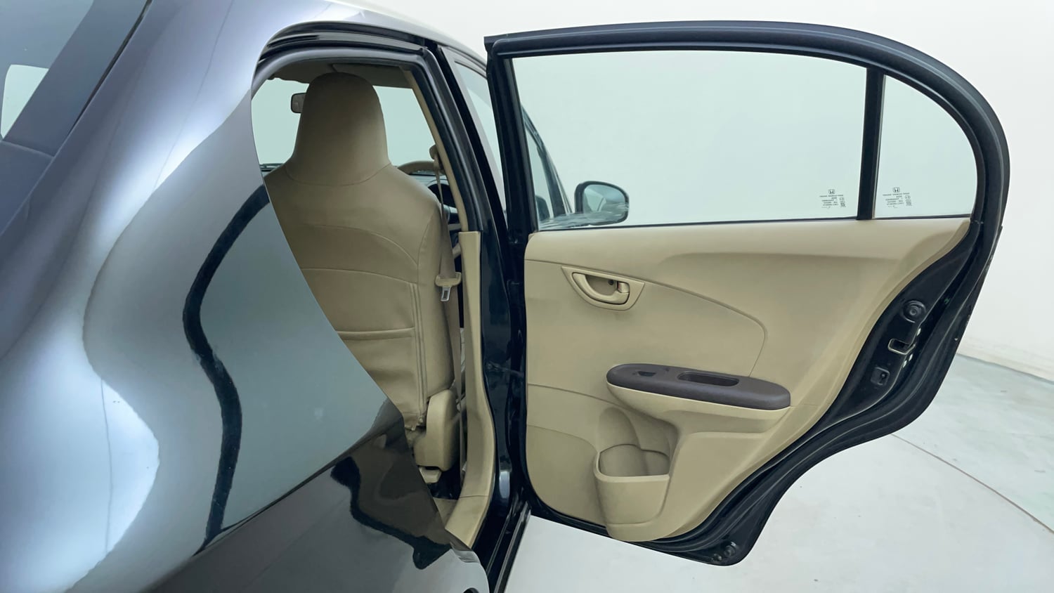 Used 2014 Honda Amaze 1.5 S i-DTEC Diesel Manual interior RIGHT REAR DOOR OPEN VIEW