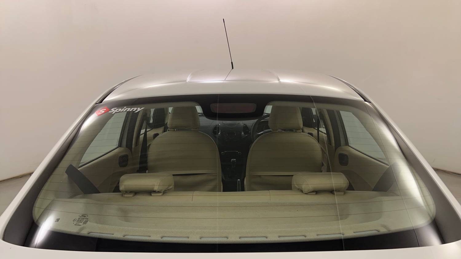 Used 2016 Ford Figo Aspire Titanium 1.2 Ti-VCT Petrol Manual exterior BACK WINDSHIELD VIEW