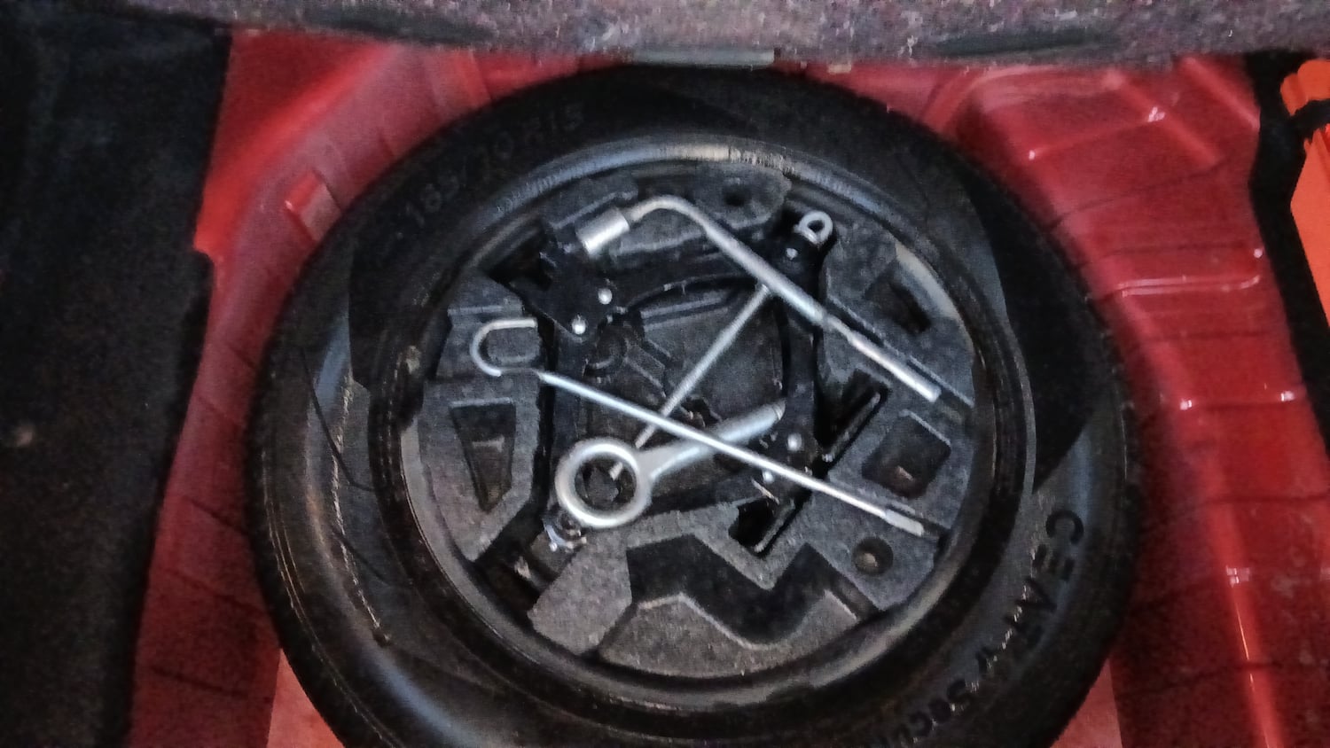 Used 2022 Tata Punch Creative AMT Petrol Automatic tyres SPARE TYRE VIEW