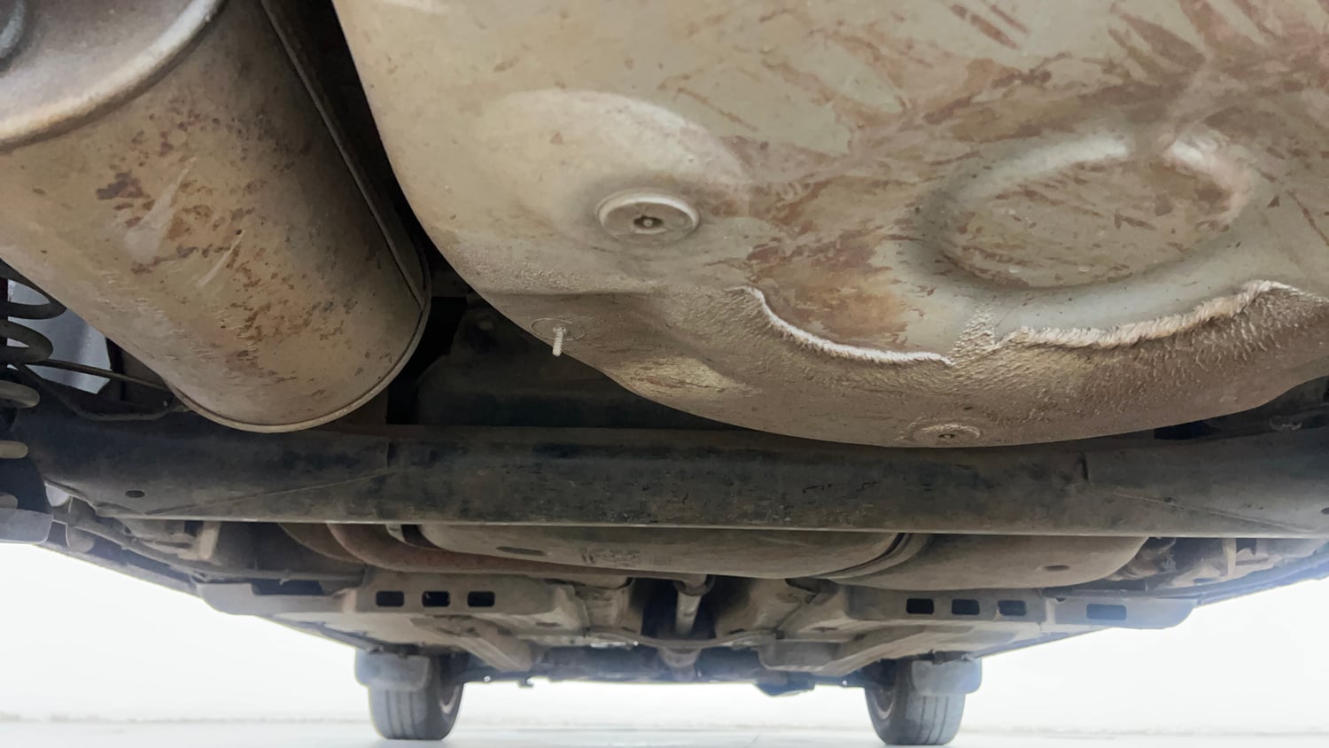 Used 2015 Volkswagen Polo Highline1.2L (P) Petrol Manual extra REAR UNDERBODY VIEW (TAKEN FROM REAR)
