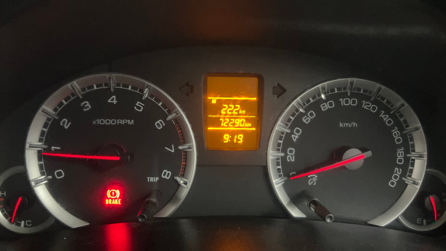 Used 2012 Maruti Suzuki Swift VXi Petrol Manual interior CLUSTERMETER VIEW