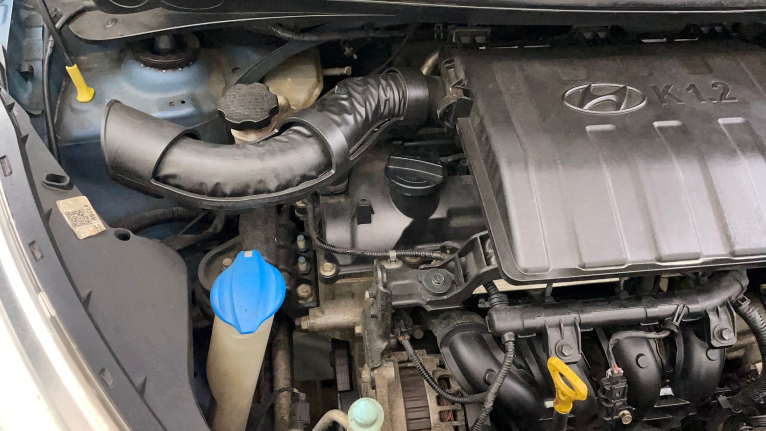 Used 2019 Hyundai Grand i10 Sportz AT 1.2 Kappa VTVT Petrol Automatic engine ENGINE RIGHT SIDE VIEW