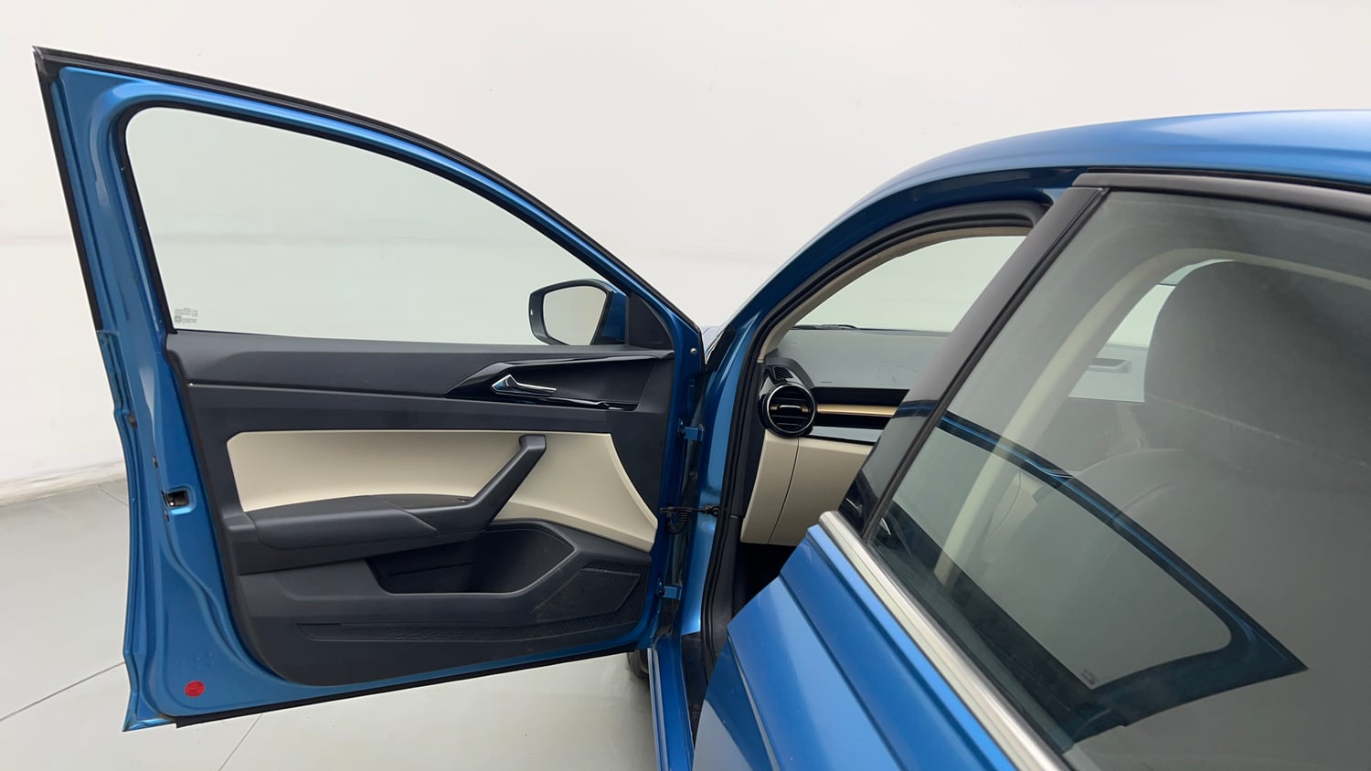 Used 2022 Skoda Slavia Style 1.5L TSI DSG Petrol Automatic interior LEFT FRONT DOOR OPEN VIEW