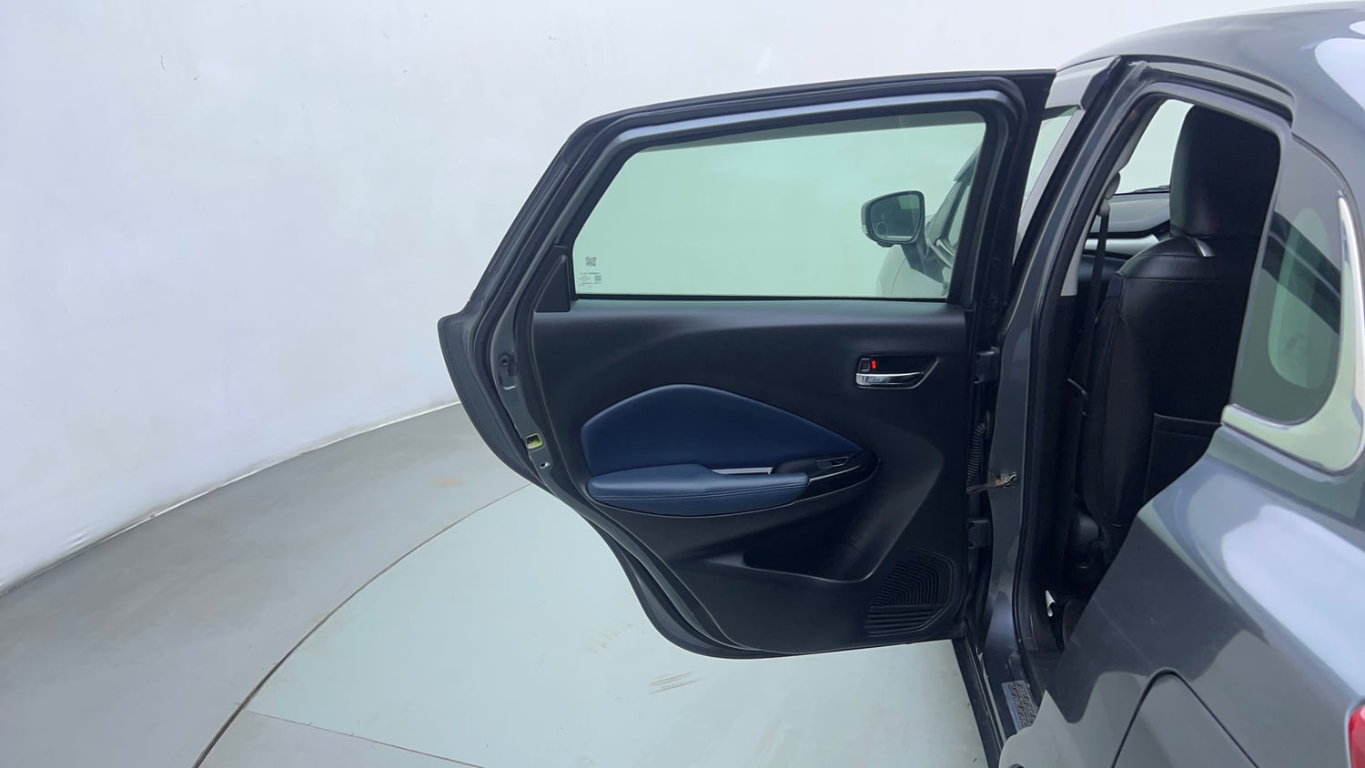Used 2022 Maruti Suzuki Baleno Alpha MT Petrol Manual interior LEFT REAR DOOR OPEN VIEW