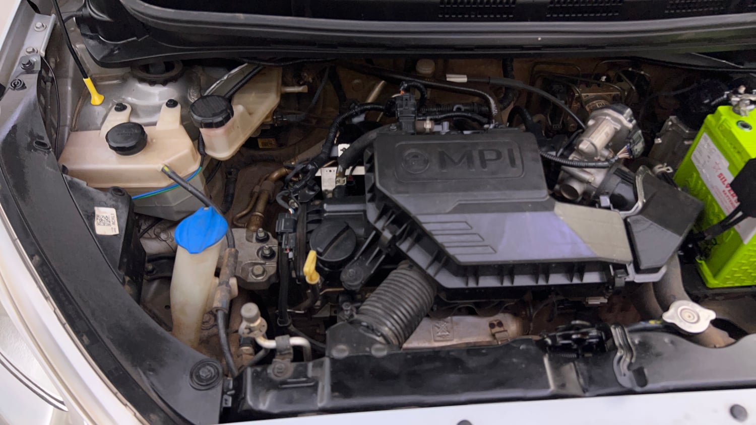 Used 2020 Hyundai Santro Asta Petrol Manual engine ENGINE RIGHT SIDE VIEW