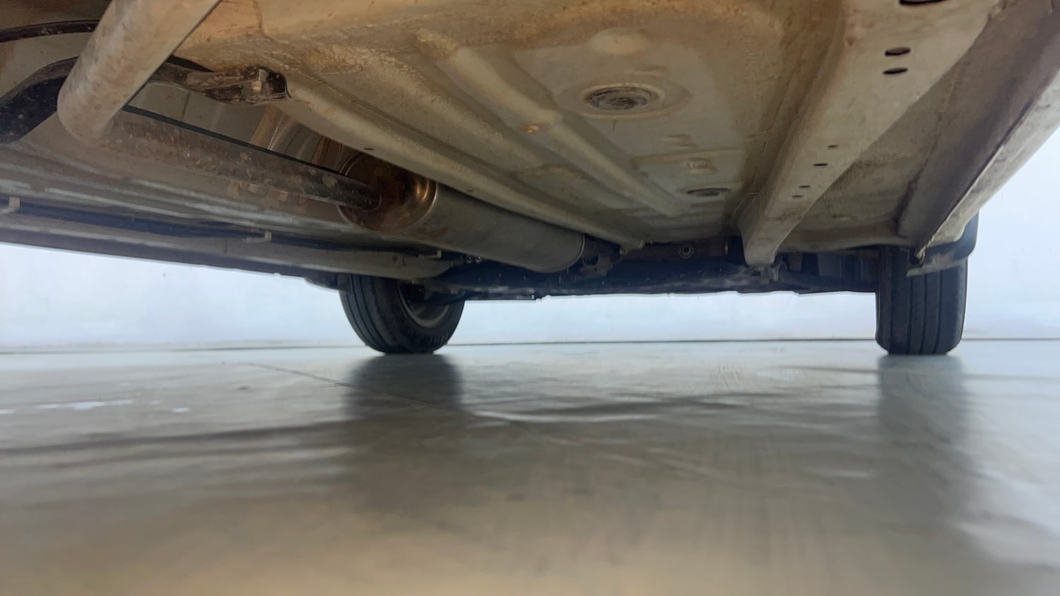 Used 2023 Maruti Suzuki Wagon R ZXI Plus 1.2 Petrol Manual extra REAR RIGHT UNDERBODY VIEW