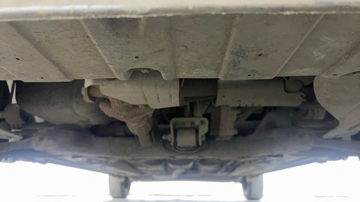 Used 2019 Hyundai Santro Sportz AMT Petrol Automatic extra FRONT LEFT UNDERBODY VIEW
