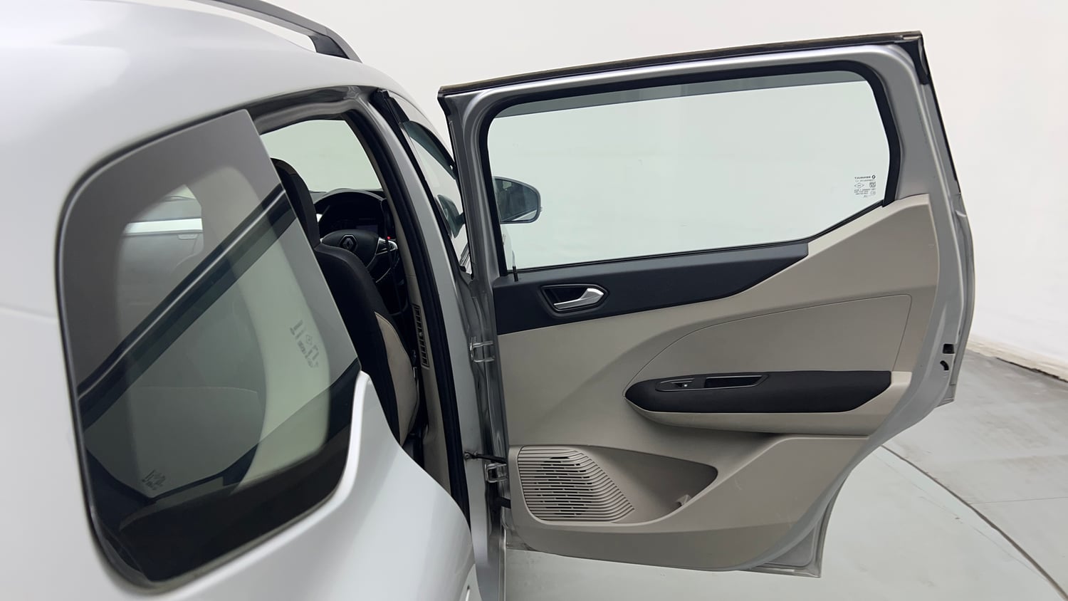 Used 2021 Renault Triber RXZ EASY-R AMT Petrol Automatic interior RIGHT REAR DOOR OPEN VIEW