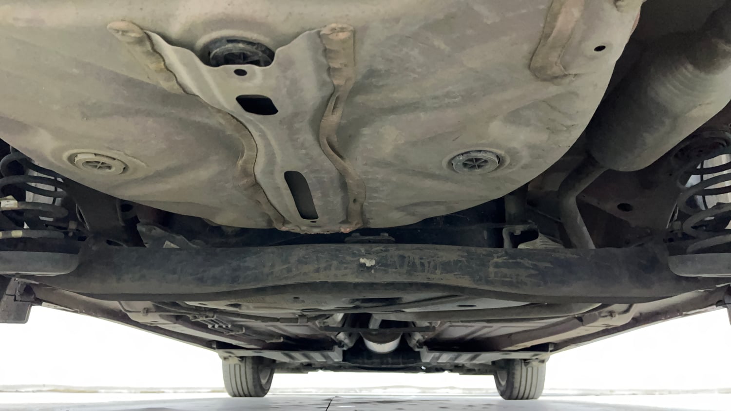 Used 2024 Maruti Suzuki Baleno Alpha MT Petrol Manual extra REAR UNDERBODY VIEW (TAKEN FROM REAR)