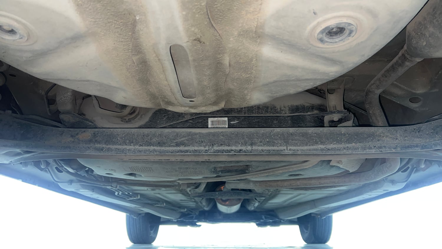 Used 2017 Maruti Suzuki Baleno Delta 1.2 Petrol Manual extra REAR UNDERBODY VIEW (TAKEN FROM REAR)