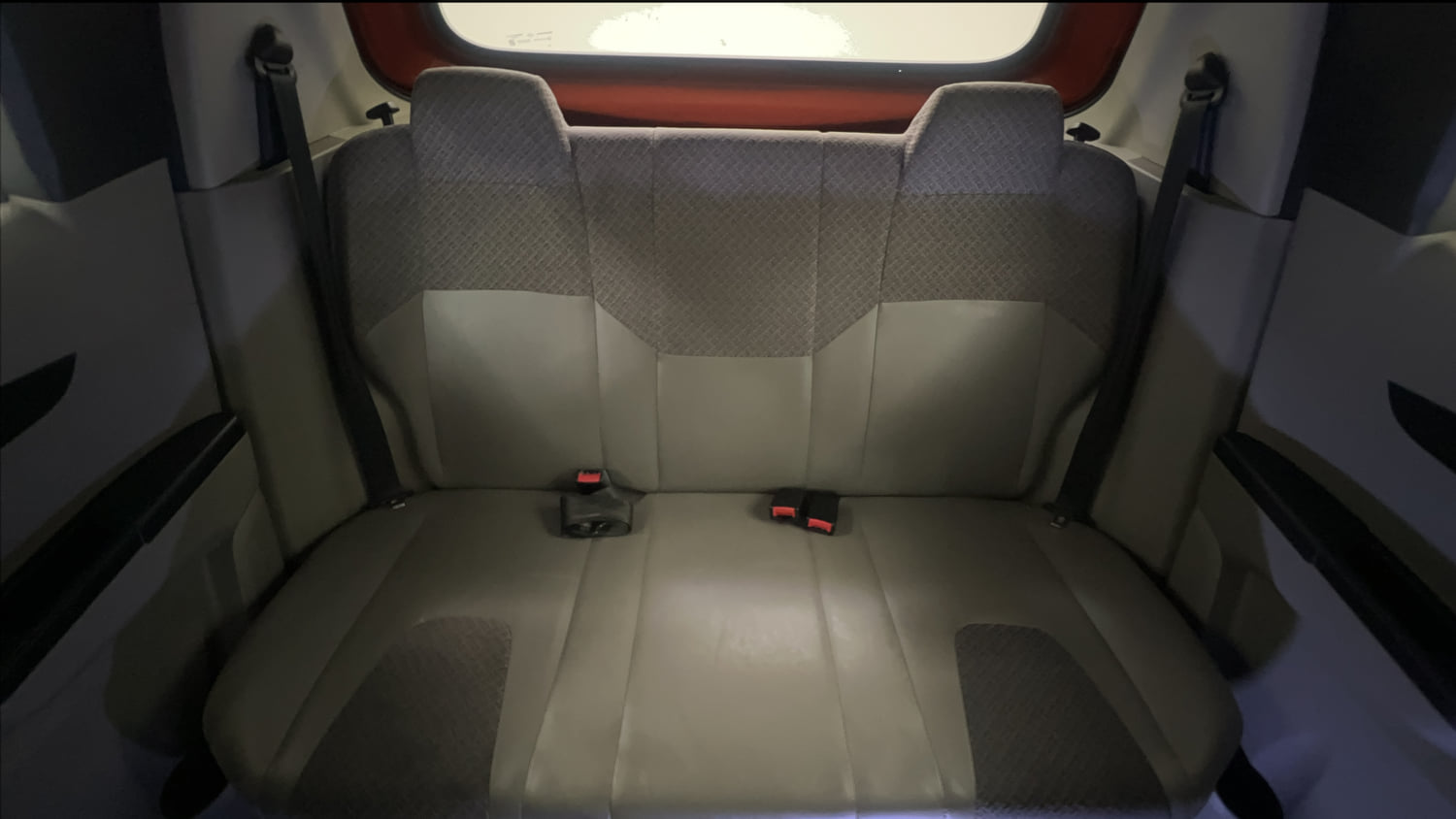 Used 2016 Mahindra KUV100 K4 5 STR Petrol Manual interior REAR SEAT CONDITION VIEW